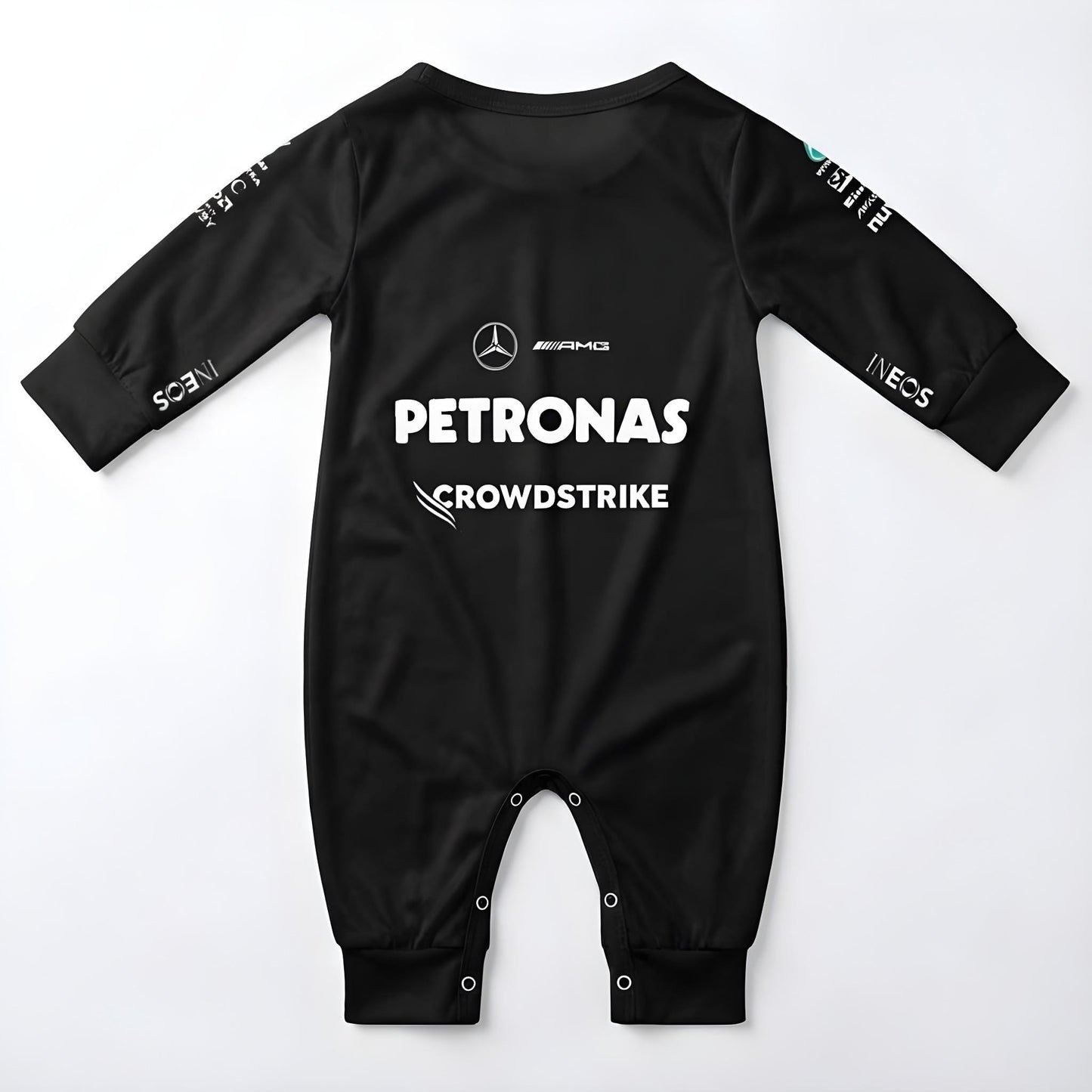 Mercedes Benz Amg racing Formula One inspired baby oneise back