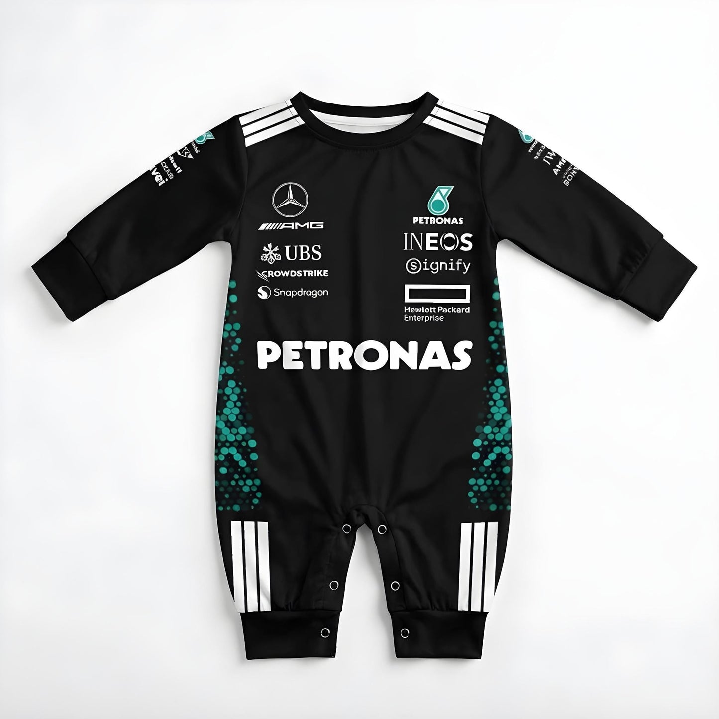 Mercedes Benz Amg racing Formula One inspired baby oneise front