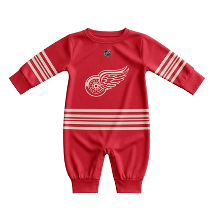 Detroit Red Wings Hockey Baby Onesie Jumpsuit Outfit