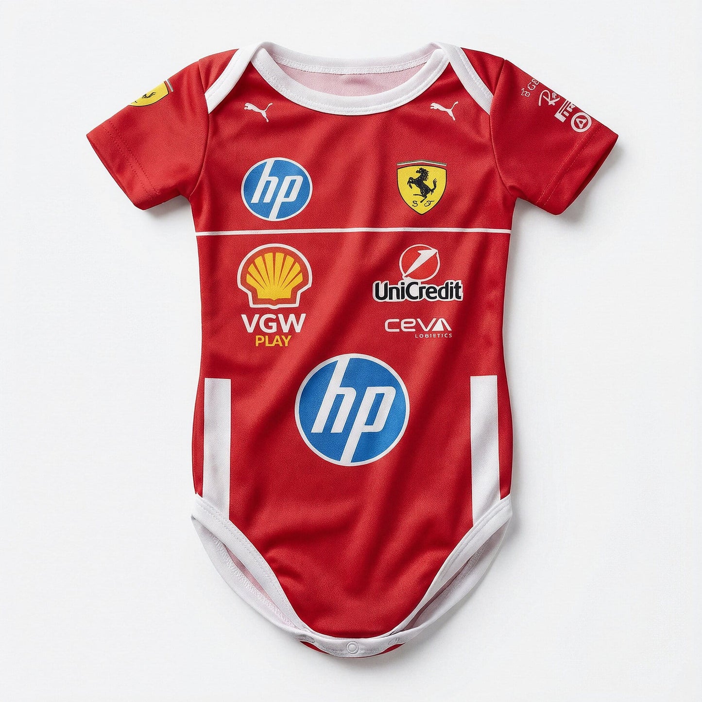 scuderia ferrari inspired bodysuit front