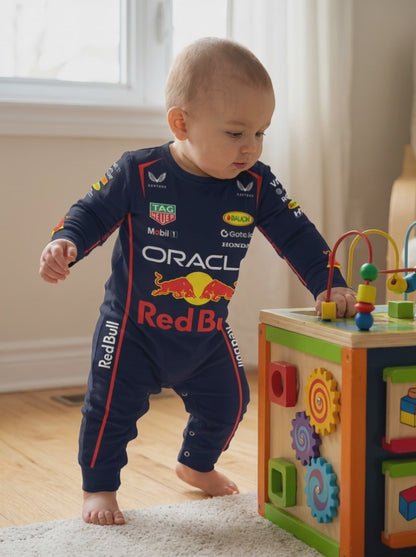 Red Bull racing Formula One inspired baby oneise video