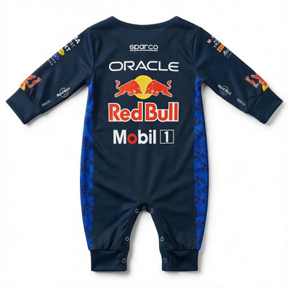 2026 Red Bull Racing baby jumpsuit back design