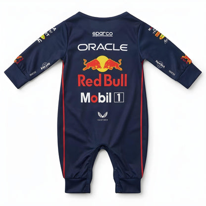2025 Red Bull Racing baby jumpsuit back view